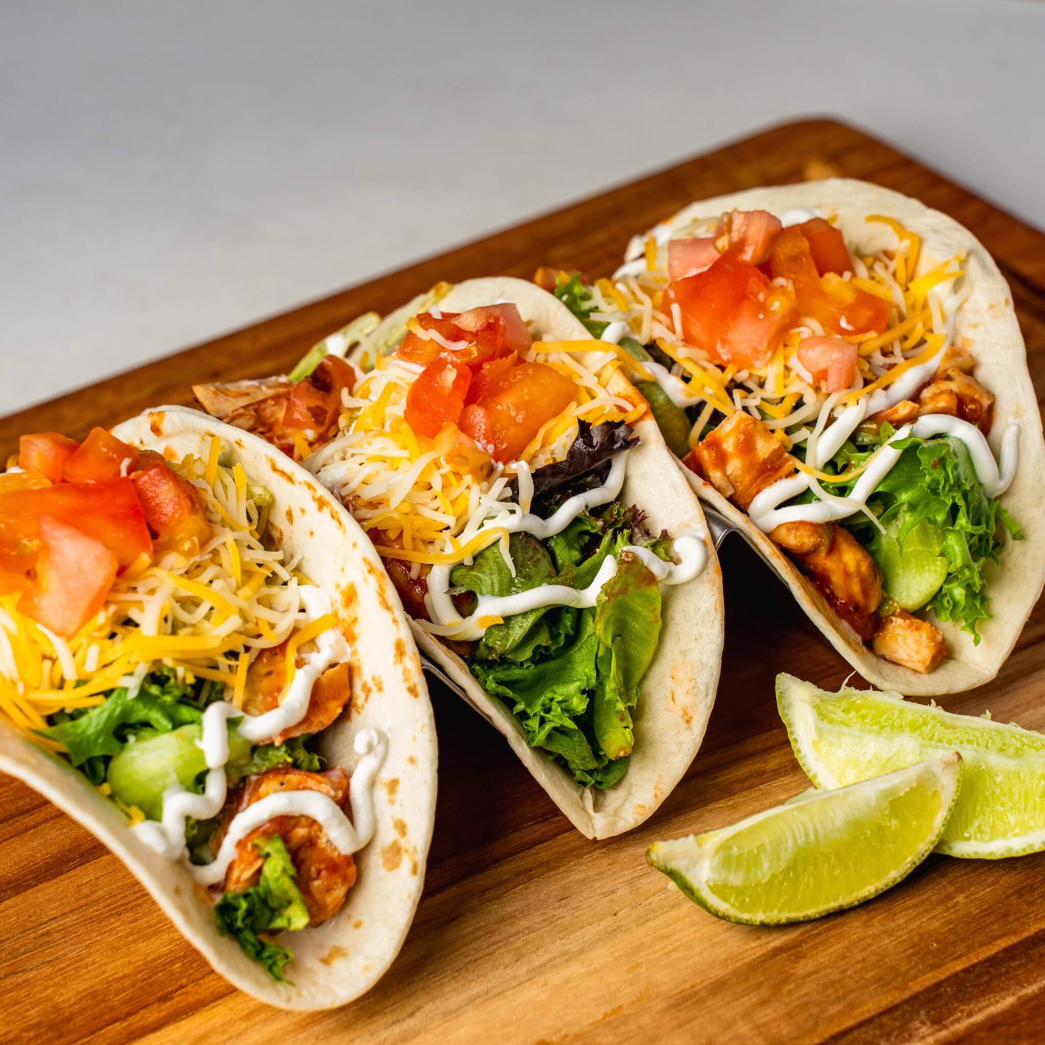 Tacos con guarniciones